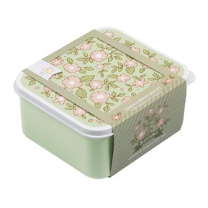 Lot de 4 boîtes à goûter fleurs