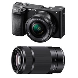 Sony alpha 6400 noir + 16-50 + 55-210