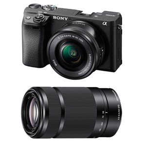 Sony alpha 6400 noir + 16-50 + 55-210