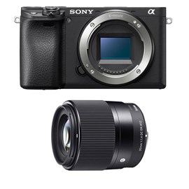 Sony alpha 6400 noir + sigma 30mm 1.4