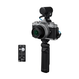 Nikon z fc + z 16-50 silver kit vlogger avec trépied + micro + télécommande