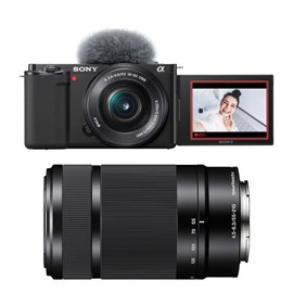Sony alpha zv-e10 noir + 16-50 + 55-210