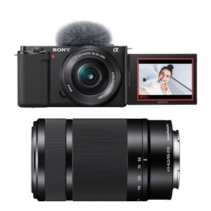 Sony alpha zv-e10 noir + 16-50 + 55-210