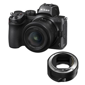 Nikon z5 + z 24-50mm f4-6.3 + adaptateur ftz ii
