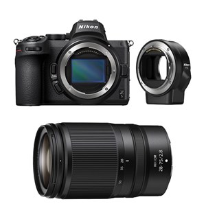 Nikon z5 + z 28-75mm f2.8 + ftz ii adaptateur