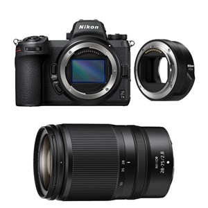 Nikon z7 ii + 28-75mm f2.8 + ftz ii adaptateur