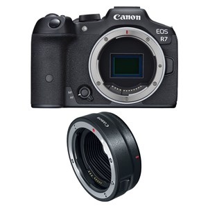 Canon eos r7 + bague ef-eos r