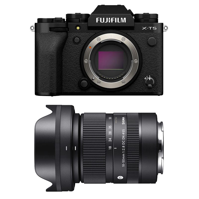 Fujifilm x-t5 noir + sigma 18-50 (Fujifilm) - Couverture