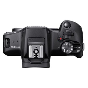 Canon eos r100 + rf-s 18-45mm f4.5-6.3 is stm + bague ef-eos r
