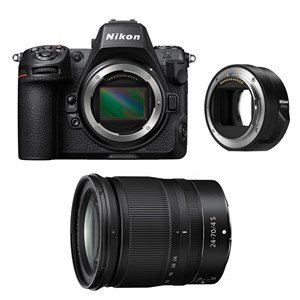 Nikon z8 + z 24-70mm f4 s + adaptateur ftz ii