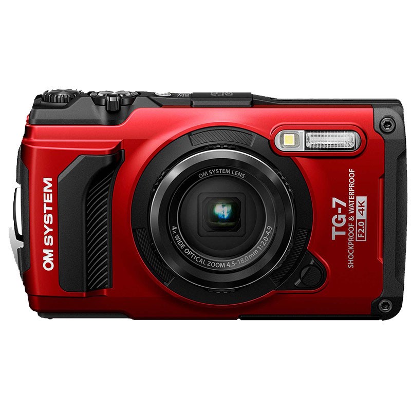 Olympus compact étanche tg7 rouge