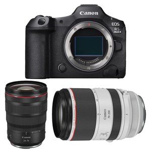 Canon eos r5 mark ii + rf 24-70mm f2.8 l is usm + rf 70-200mm f2.8 l is usm