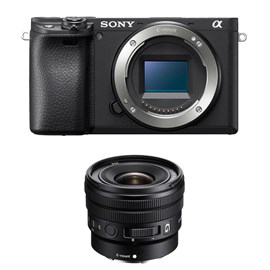 Sony alpha 6400 noir + 10-20