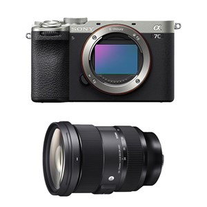Sony alpha 7c ii silver + sigma 24-70 f2.8 art dg dn ii sony fe