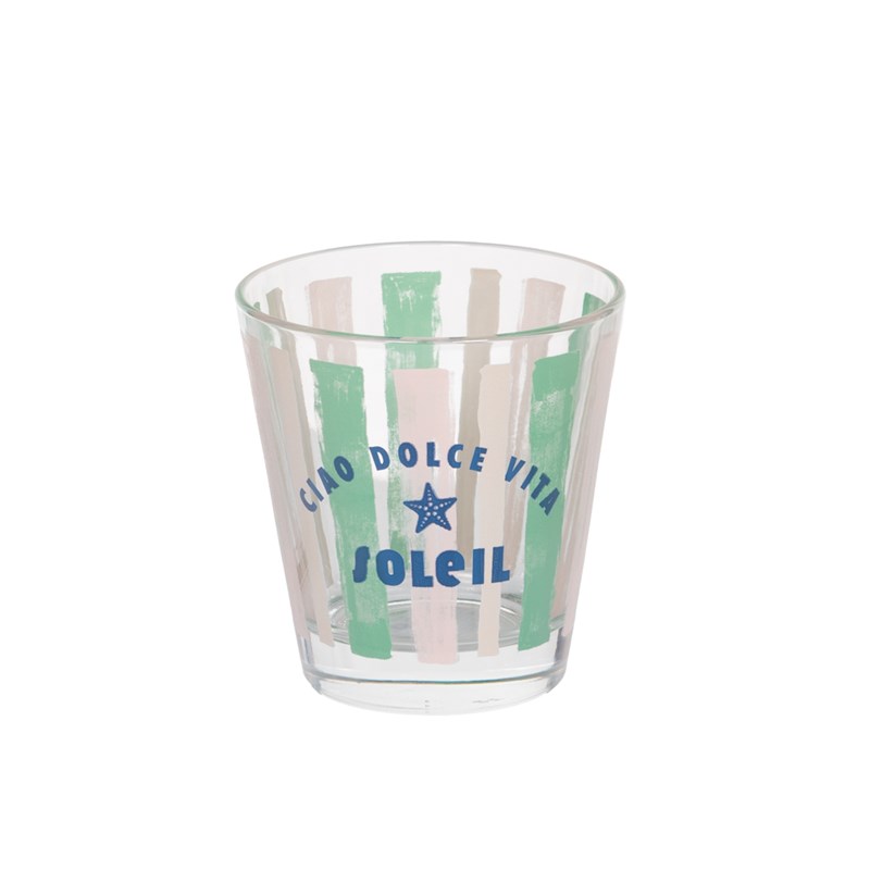 Gobelets beach club vert 25 cl x6