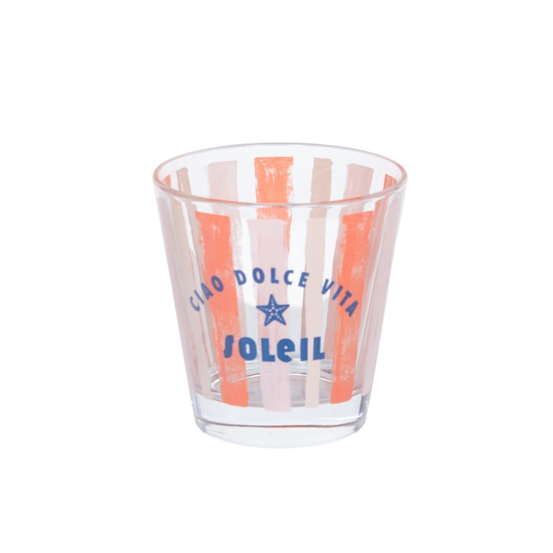 Gobelets beach club rouge 25 cl x6