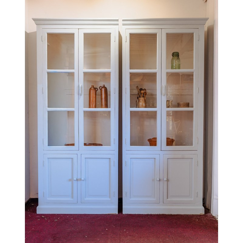 Paire de bibliothèques vitrées n°107