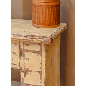 Manteau de cheminée en bois patiné n°10