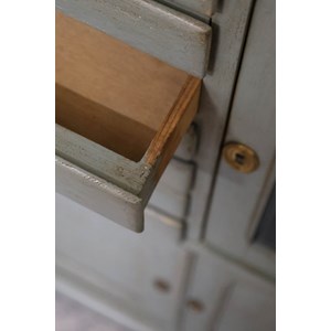 Buffet en bois et marbre n°615