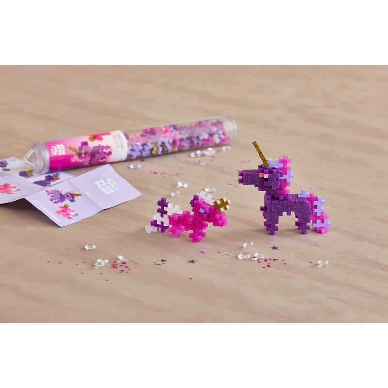Tube licorne paillettes - 100 pcs