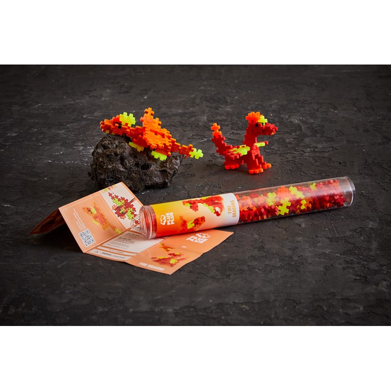 Tube dragon de feu - 100 pcs