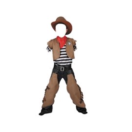 Costume deguisement de cowboy 7-9 ans