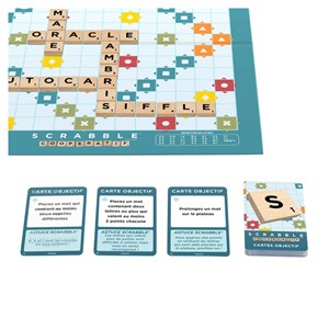 Scrabble 2 en 1 - plateau reversible