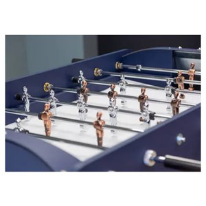 Baby-foot onyx bleu mat - pieds chene