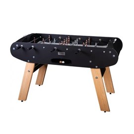 Baby-foot onyx noir mat - pieds chene