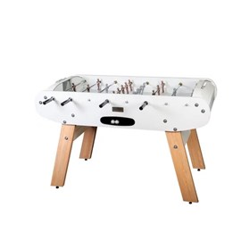 Baby-foot onyx blanc mat - pieds chene