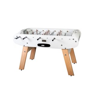 Baby-foot onyx blanc mat - pieds chene