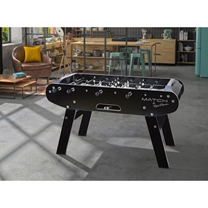 Baby-foot match couleur noir