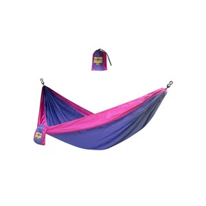 Hamac voyage double violet