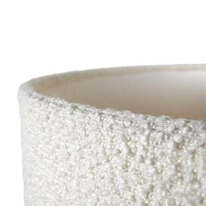 Lampadaire abat jour en bouclette