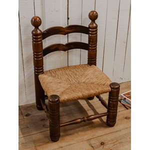 Paire de chaises basses en bois n°936