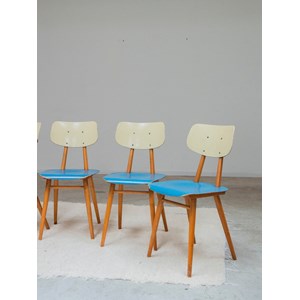 Lot de 4 chaises thonet en bois n°1192