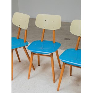 Lot de 4 chaises thonet en bois n°1192