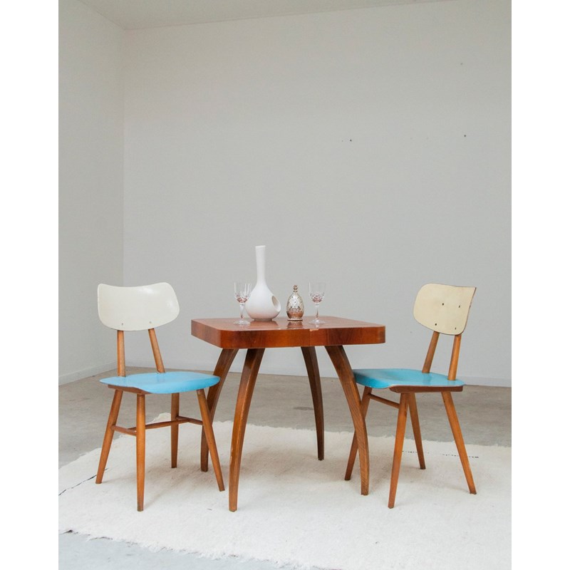 Table d'appoint haute en bois n°771