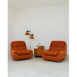 Paire de fauteuils &nbsp;atlantis&nbsp; en tissu n°777