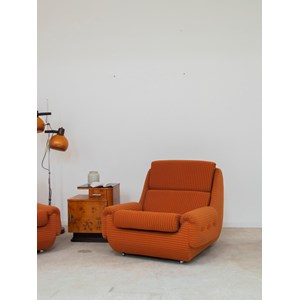 Paire de fauteuils &nbsp;atlantis&nbsp; en tissu n°777