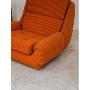 Paire de fauteuils &nbsp;atlantis&nbsp; en tissu n°777