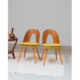 Paire de chaises scandinaves antonin suman n°1191