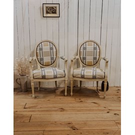 Paire de fauteuils style empire n°800