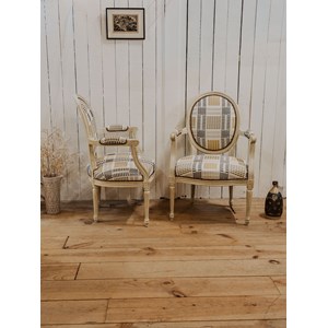 Paire de fauteuils style empire n°800