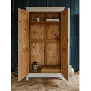 Armoire en bois blanche n°293