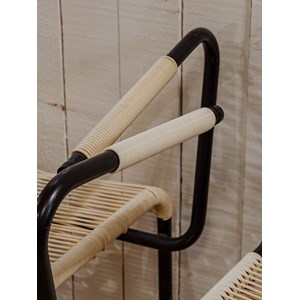 Paire de chaises en scoubidou n°1198