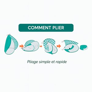 Tente de plage bébé avec mini piscine