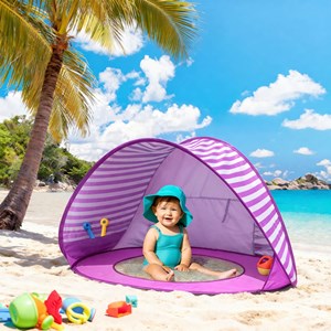Tente de plage bébé avec mini piscine