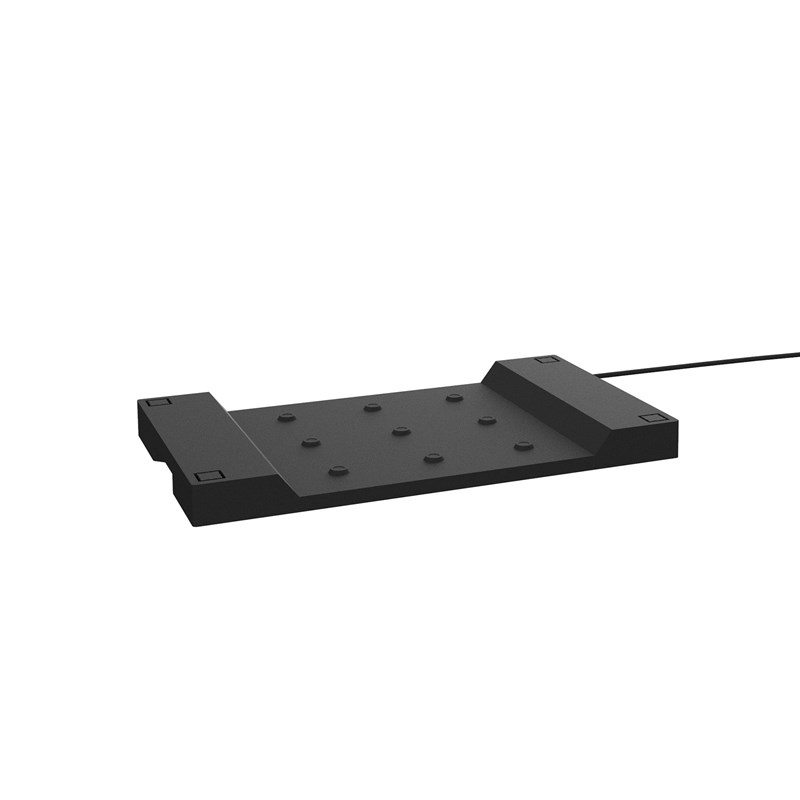 Socle de chargement 9 lampes noir plate