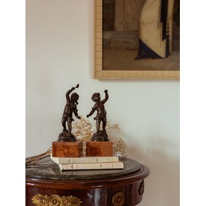Paire de chérubins en bronze n°564